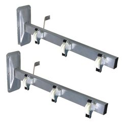 Wandhanger van roestvrij staal. Met Katrollen 46 CM