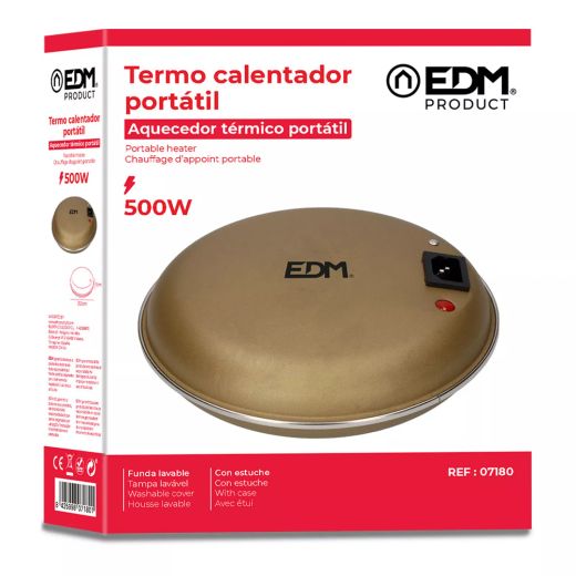 Termo calentador portatil de 500W de Edm