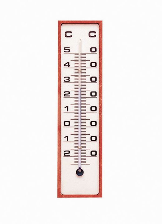 Kunststof thermometer 150X40 MM