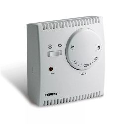 Termostato analogico de expansion de gas con luz piloto y selector verano/invierno