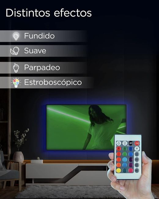 RGB-kleuren LED-stripafstandsbediening