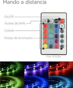RGB-kleuren LED-stripafstandsbediening