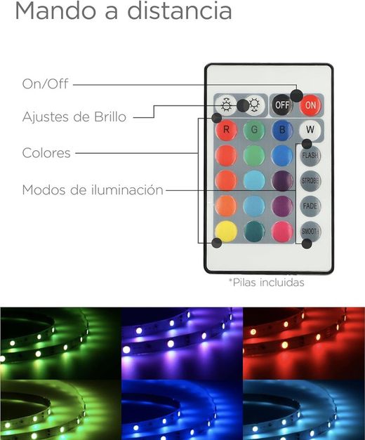 RGB-kleuren LED-stripafstandsbediening
