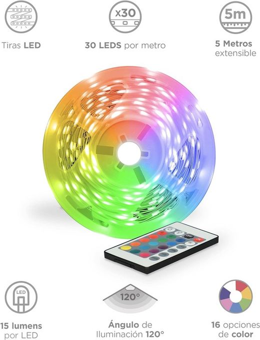 RGB-kleuren LED-stripafstandsbediening