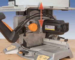 Scie à onglet pliante avec table supérieure TM33W en virutex