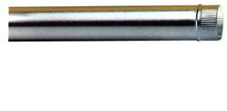 Galvanized tube 1mt stove Exojo