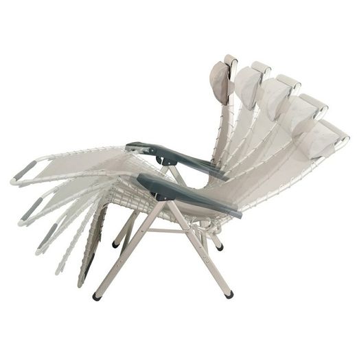 Geweldig relax ligbed in crêpe met standen in antraciet kleur AL-232