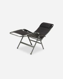 Crespo AP-232 Air Deluxe Relaxliege in Schwarz