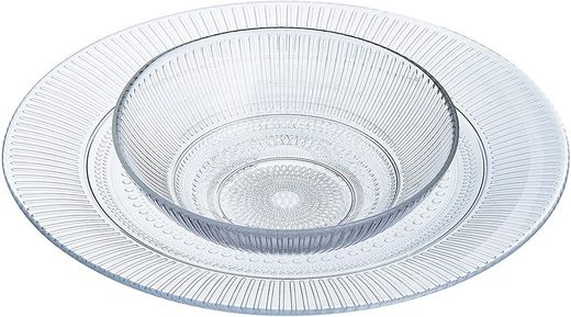 Vajilla vidrio Louision  18 piezas  LUMINARC