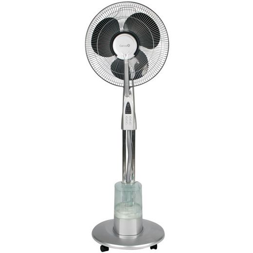 Ventilador de pie con humidificador modelo Ciclón de garza