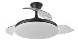 Ventilador techo 3 aspas retractiles con luz
