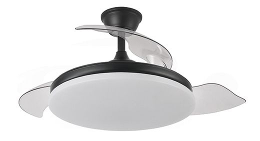 Ventilador techo 3 aspas retractiles con luz